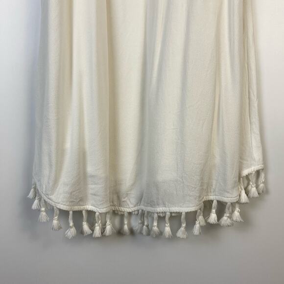 BLQ Basiq Tank Dress With Tassel White Size 2 - Picture 5 of 12